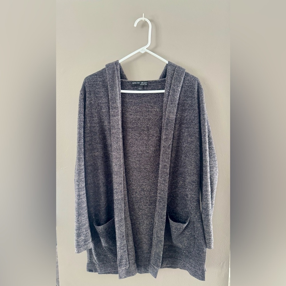 Barefoot Dreams CozyChic Lite Hooded Cardigan